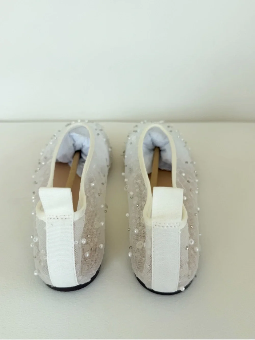 NWOT J.Crew “Quinn” Embellished Mesh Ballet Flat – Size 9.5